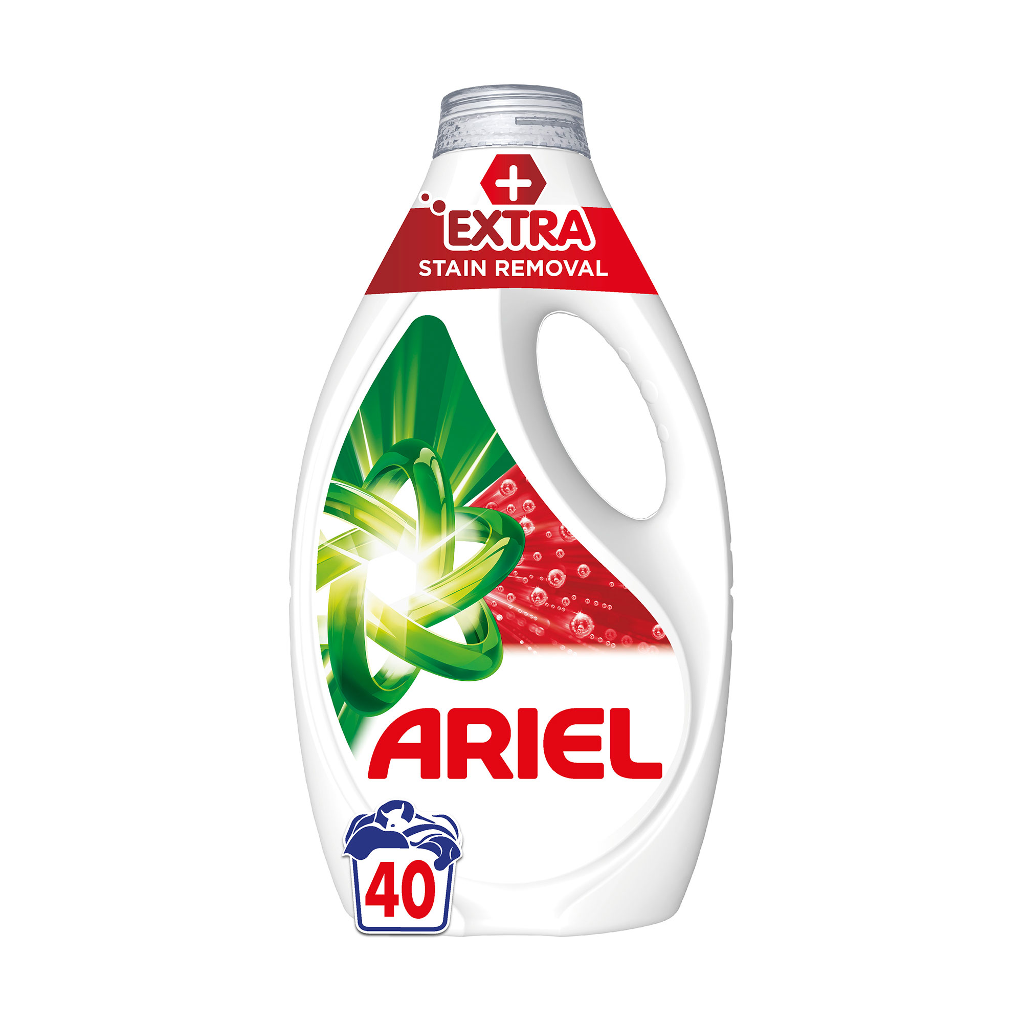 Гель для прання ARIEL Extra Stain Removal Екстрасила виведення плям, 40 циклів прання, 1.8 л